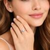 💍✨ Anel Coração Cravejado – Prata 925